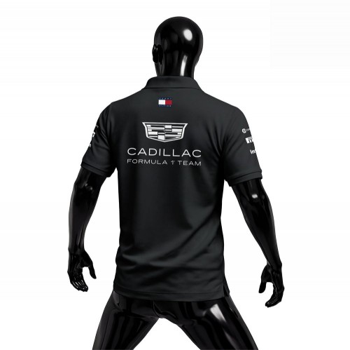 Cadillac F1 Team: Merch Edition - Black 2026 Polo Yaka 2
