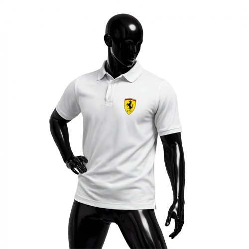 Leclerc Ferrari Champion Style Polo Yaka 2