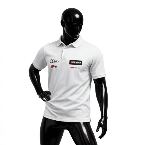 AUDI DTM White Edition 2023 Polo Yaka