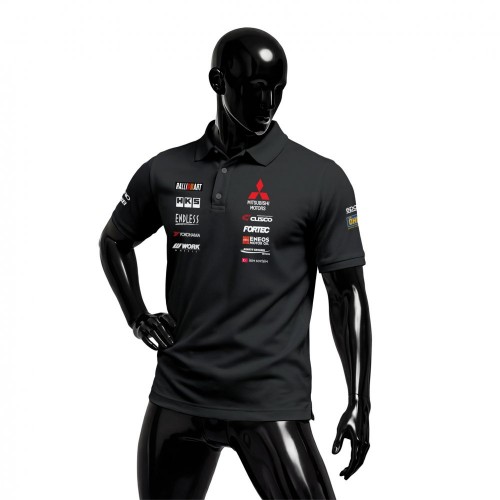 Mitsubishi Ralliart Legacy Black Edition Polo Yaka Tişört