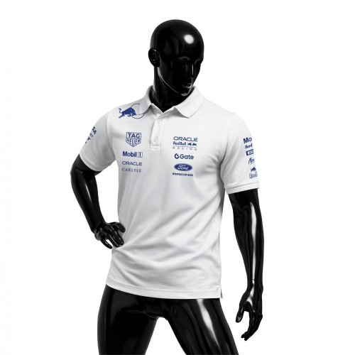 RED BULL RB22 - White Edition Polo Yaka Tişört