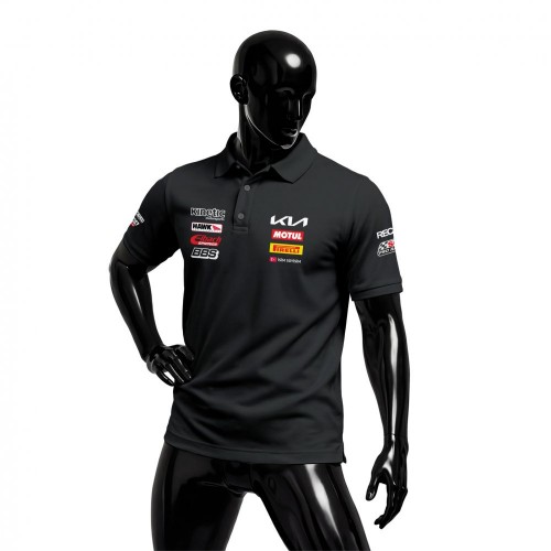 KIA Racing Team Black Edition Polo Yaka Tişört