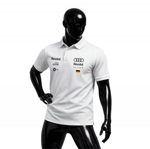 Audi Revolut F1 Team: R26 - Crew Edition White 2026 Polo Yaka