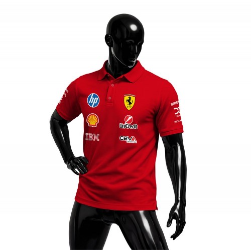 Scuderia Ferrari: SF-26 Merch Edition - Red 2026 Polo Yaka