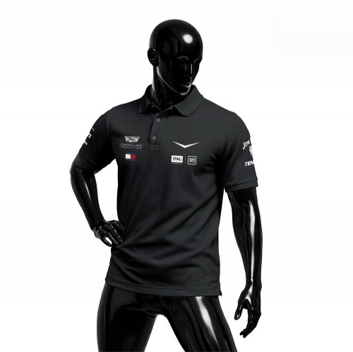 Cadillac F1 Team: Merch Edition - Black 2026 Polo Yaka