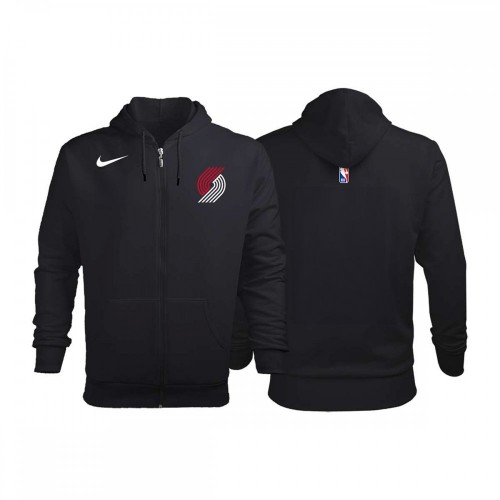Portland Trail Blazers Icon Edition 2017-2018 Fermuarlı Hoodie