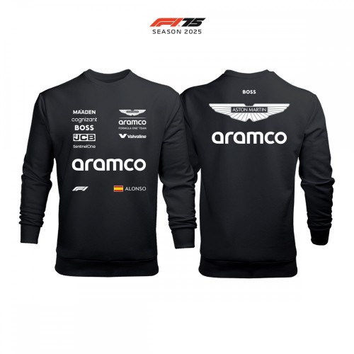 Aston Martin F1 Team: AMR25 Black Edition 2025 Sweatshirt
