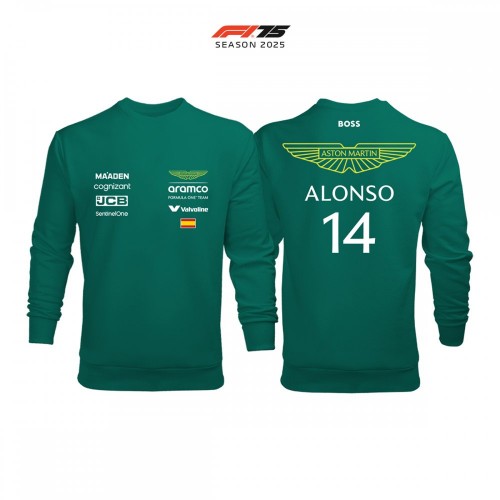 Aston Martin F1 Team: AMR25 Green Crew Edition 2025 Sweatshirt