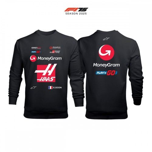 Haas F1 Team: VF-25 Black Edition 2025 Sweatshirt