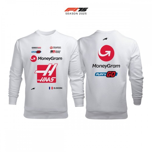 Haas F1 Team: VF-25 White Edition 2025 Sweatshirt