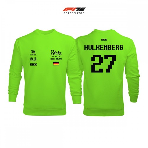 Stake F1 Team: Kick Sauber C45 Neon Crew Edition 2025 Sweatshirt