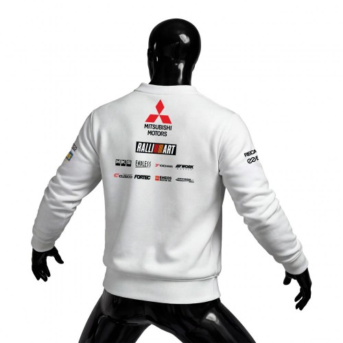 Mitsubishi Ralliart Legacy White Edition Sweatshirt 2