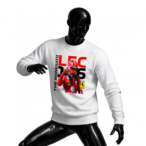 Leclerc Ferrari Champion Style Sweatshirt