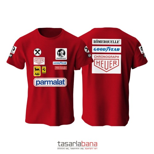 Scuderia Ferrari 1975 Niki Lauda Edition Tişört