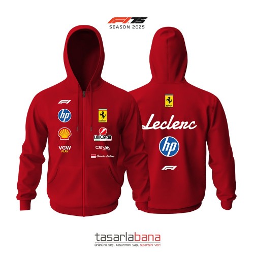 Scuderia Ferrari SF-25 MonzaGP - Niki Lauda Edition 2025 Fermuarlı Hoodie