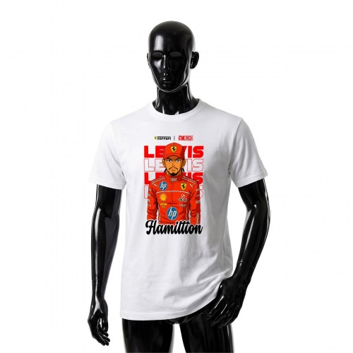 Ferrari 44 Hamilton Legacy Tişört 2
