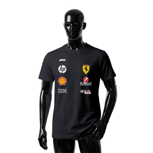 Scuderia Ferrari: SF-26 Black Crew Edition 2026 Tişört