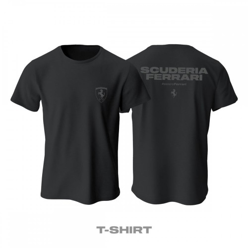 Scuderia Ferrari Black Edition 2022 TİŞÖRT