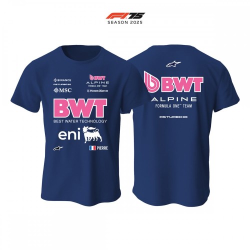Alpine F1 Team: A525 - Navy Edition 2025 Tişört