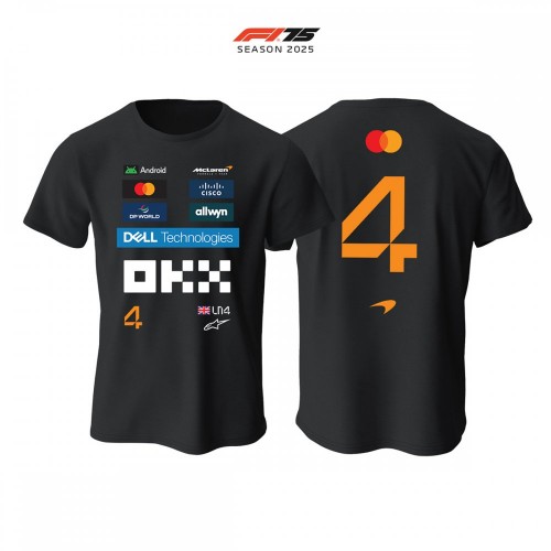 McLaren F1 Team: MCL39 Black Edition 2025 Tişört