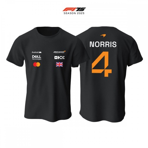 McLaren F1 Team: MCL39 Black Crew Edition 2025 Tişört