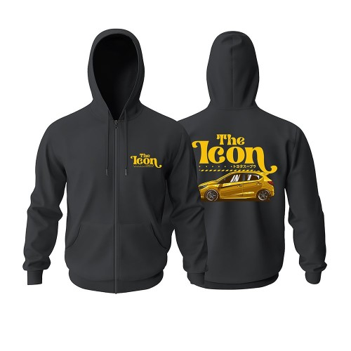 The Icon Fermuarlı Hoodie