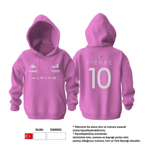 Alpine F1 Team: Pink Crew Edition 2023 Hoodie