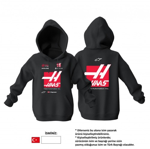 Haas F1 Team Black Edition 2022 HOODIE 2022