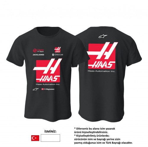 Haas F1 Team Black Edition 2022 TİŞÖRT 2022