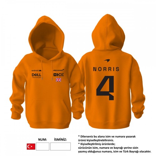 McLaren F1 Team: Orange Crew Edition 2023 Hoodie