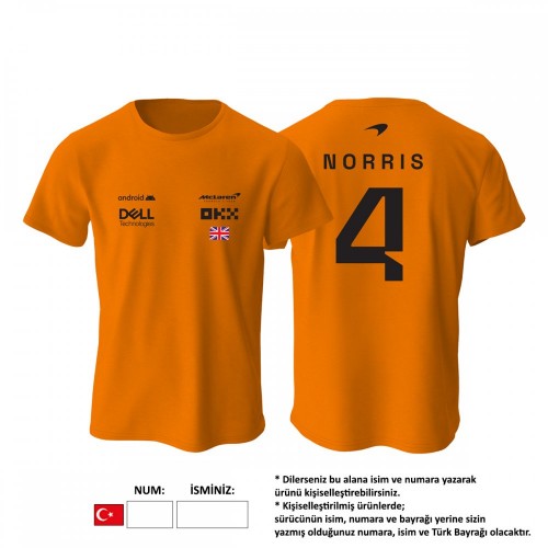 McLaren F1 Team: Orange Crew Edition 2023 Tişört