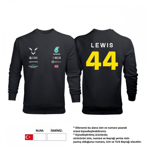 Petronas F1 Team: Black Crew Edition 2023 Sweatshirt