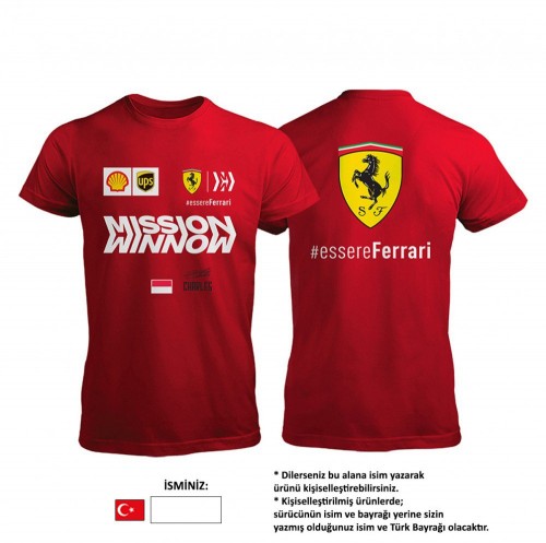 Scuderia Ferrari Red Edition TİŞÖRT 2020