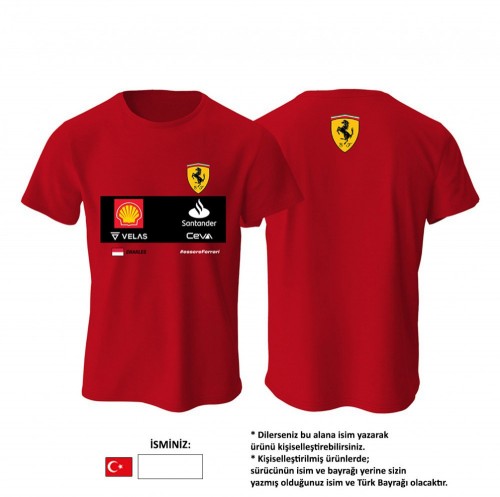 Scuderia Ferrari Red Edition TİŞÖRT 2022 V2