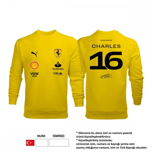 Scuderia Ferrari: Yellow Crew Edition 2023 Sweatshirt